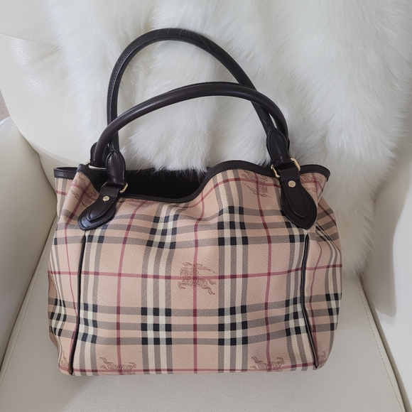 BURBERRY**NOVA CHECK**TOTE - Picture 1 of 16